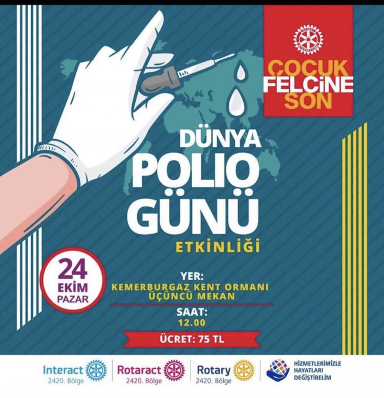 Dünya Polio (Çocuk Felci) Günü Etkinlikleri Kemerburgaz'da