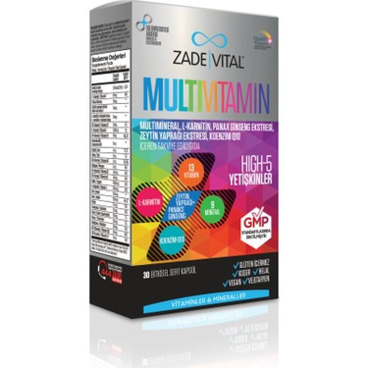 Zade Vital'den Bağışıklığınızı Güçlendirecek Multivitamin Desteği