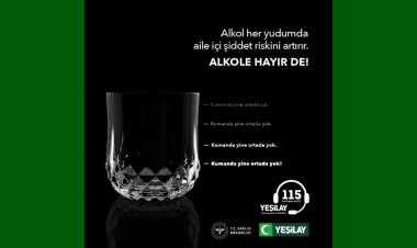 Yeşilay'dan Alkol Ve Aile İçi Şiddet İlişkisine Dikkat Çeken Kampanya