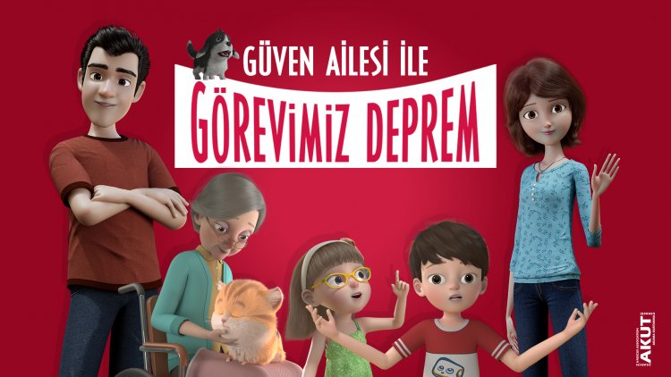 AKUT'tan Çocuklar için Deprem Animasyon Filmi