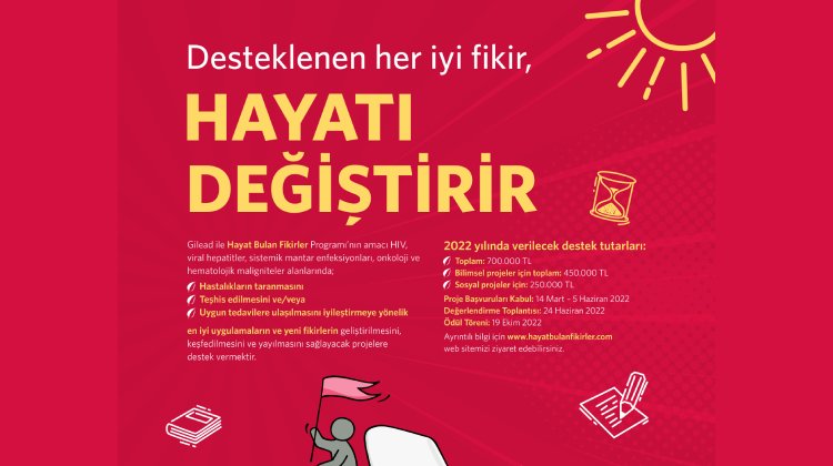 Gilead'ın Hayat Bulan Fikirler Başvuruları Başladı