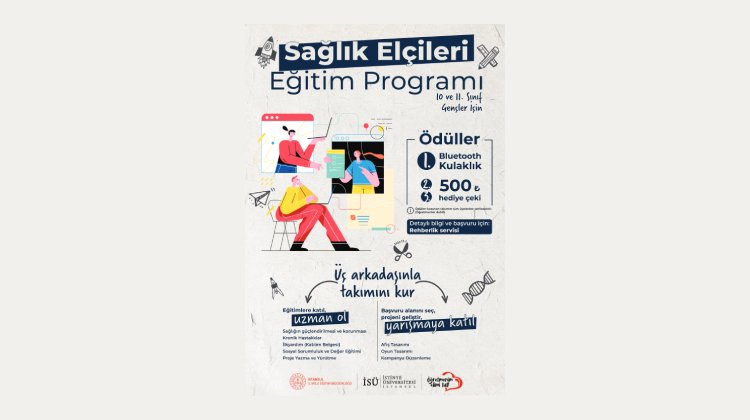 Liseliler ‘Sağlık Elçisi’ Olmak İçin Yarışacak