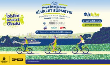 Abdi İbrahim ve İBB'nin İsbike Bisiklet Okulu’na Yoğun İlgi