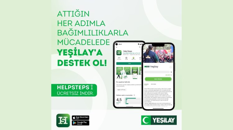 Yeşilay ve Help Steps Sağlıklı Bir Yaşam İçin El Ele