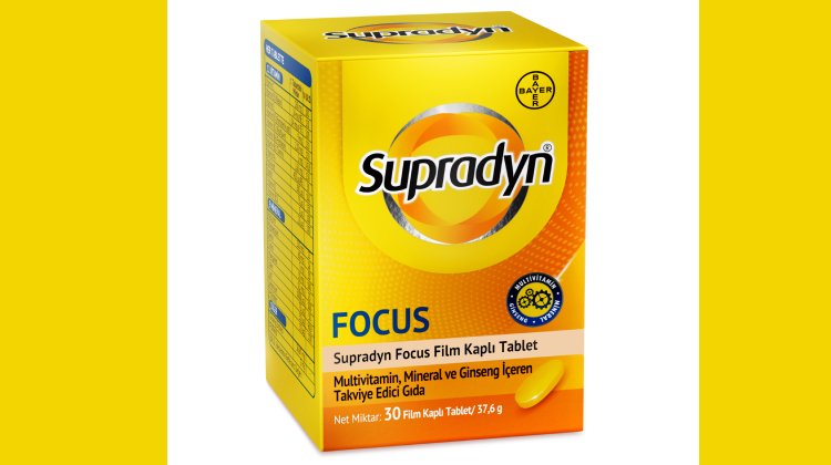 Supradyn Focus'dan Günlük Vitamin ve Mineral Desteği