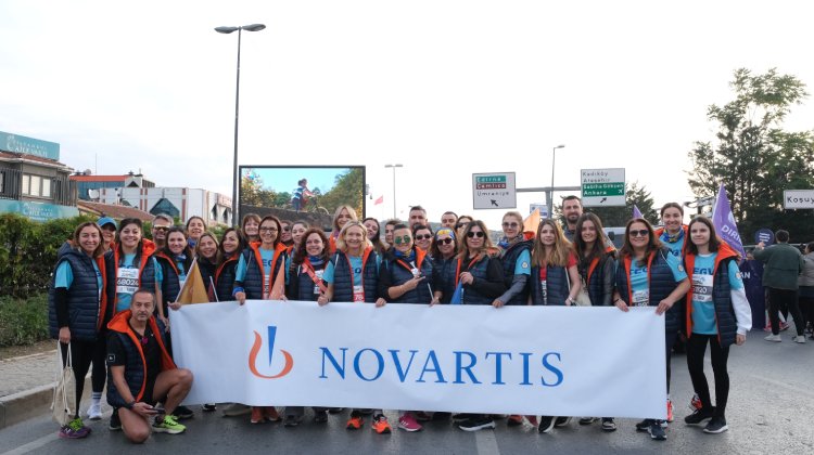 Novartis, İstanbul Maratonu’nda TEGV İçin Koştu