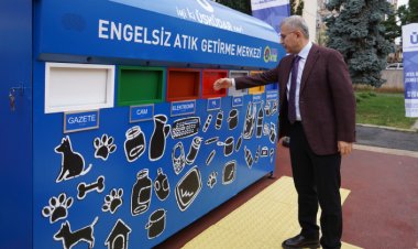 Dünyanın İlk Engelsiz Atık Toplama Merkezi Üsküdar’da