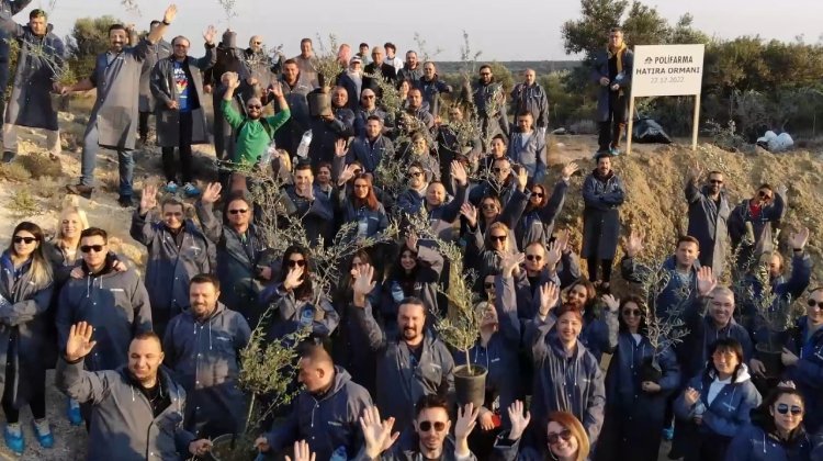 Polifarma, Yavru Vatan Kıbrıs’ı Ağaçlandırdı