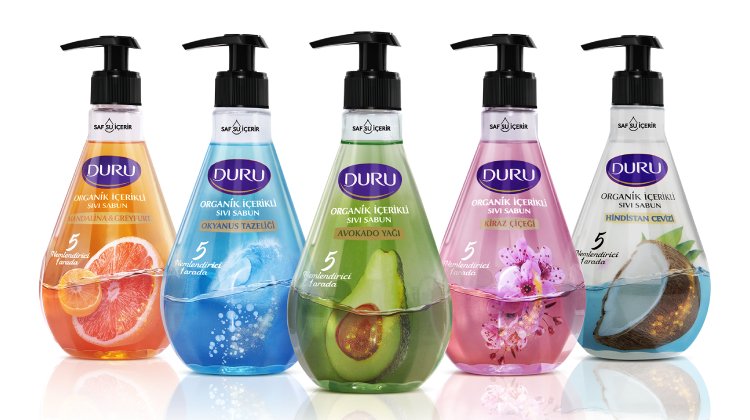 Duru Ailesinden Organik İçerikli Yeni Sıvı Sabun Serisi