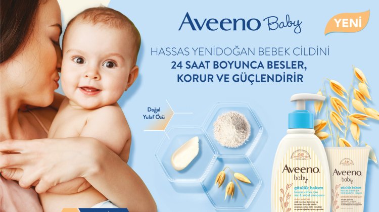 Aveeno’dan Bebeklere Özel Doğal Yulaf Özlü Günlük Bakım Serisi