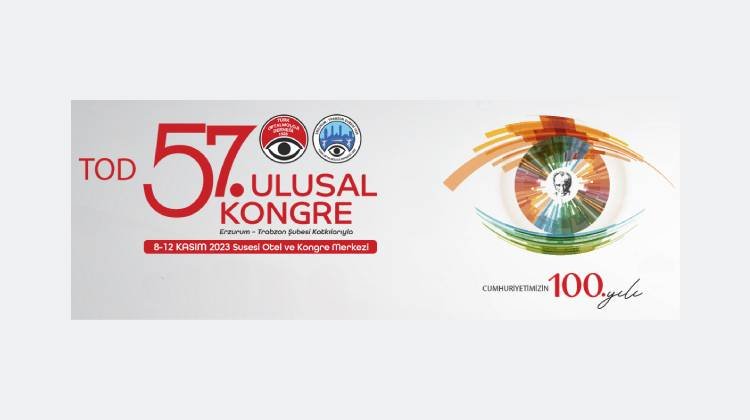 Türk Oftalmoloji Derneği 57. Ulusal Kongresi 8 Kasım’da Başlıyor