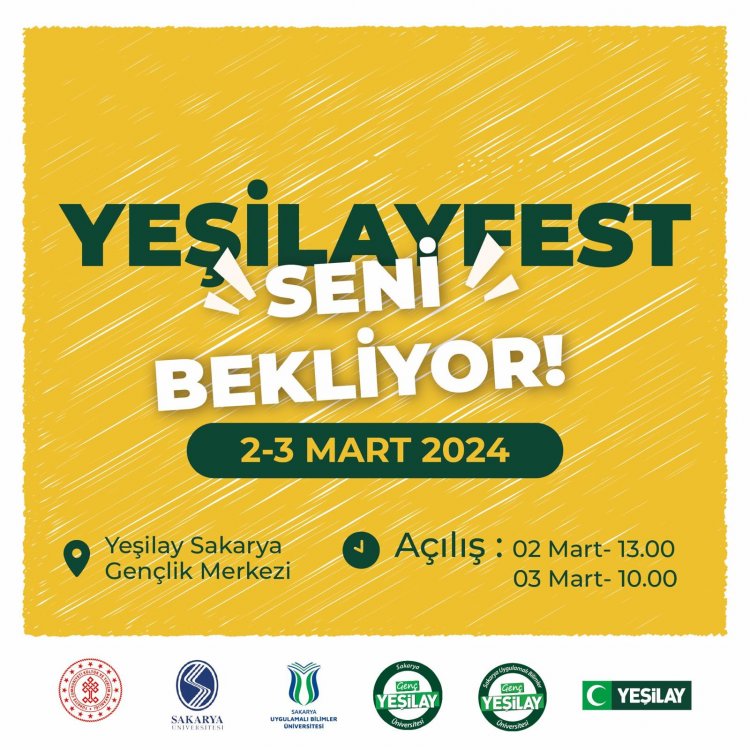 Yeşilayfest Sakarya’da Gençlerle Buluşuyor!